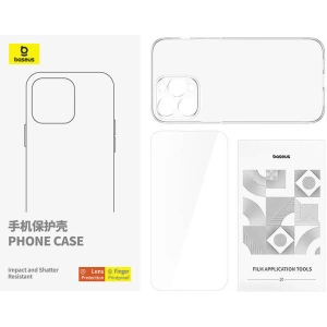 Hurtownia GSM - Etui + sticlă călită Baseus Apple iPhone 14 Pro - BSU4726 - {ean13} - Hurt
