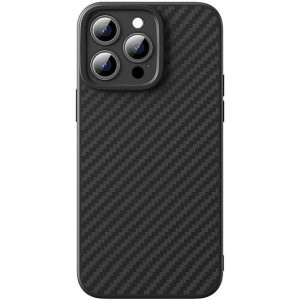 Etui Baseus Synthetic Fiber + szkło hartowane Apple iPhone 15 Pro