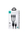 Wholesale Joyroom Multi-Use Series 3-in-1 Cable S-1T3018A18 USB-A / Lightning, USB-C, micro USB 30cm black - JYR787 - {ean13} - Hurt