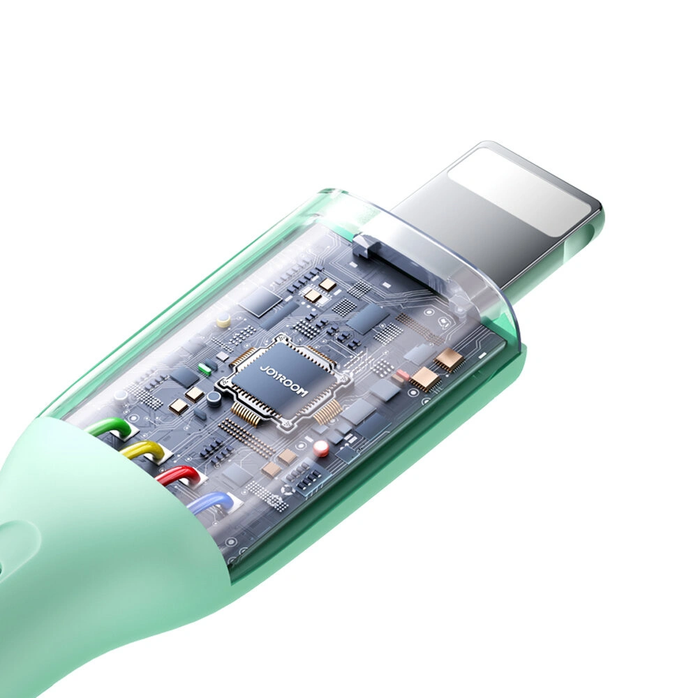 Hurtownia GSM - Kábel Joyroom Multi-Color Series SA34-AL3 USB-A / Lightning 3A 1m lila - JYR788 - {ean13} - Hurt
