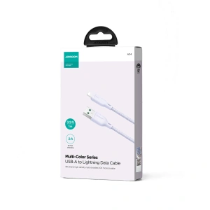 Hurtownia GSM - Kabel Joyroom Multi-Color Series SA34-AL3 USB-A / Lightning 3A 1m fioletowy - JYR788 - {ean13} - Hurt