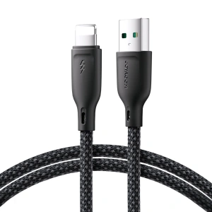 Hurtownia GSM - Kabel Joyroom Multi-Color Series SA34-AL3 USB-A / Lightning 3A 1m czarny - JYR791 - {ean13} - Hurt