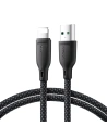 Kabel Joyroom Multi-Color Series SA34-AL3 USB-A / Lightning 3A 1m negru