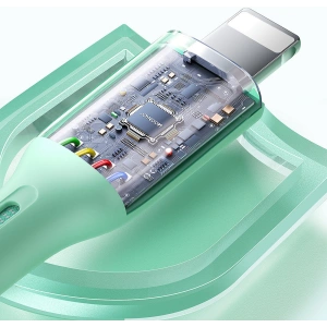 Kábel Joyroom Multi-Color Series SA34-AL3 USB-A / Lightning 3A 1m rózsaszín