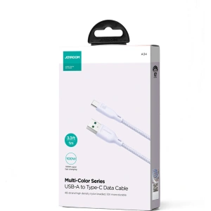 Hurtownia GSM - Kabel Joyroom Multi-Color Series SA34-AC6 USB-A / USB-C 100W 1m fioletowy - JYR793 - {ean13} - Hurt