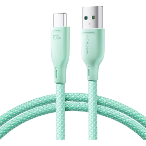 Hurtownia GSM - Cablul Joyroom Multi-Color Series SA34-AC6 USB-A / USB-C 100W 1m verde - JYR794 - {ean13} - Hurt