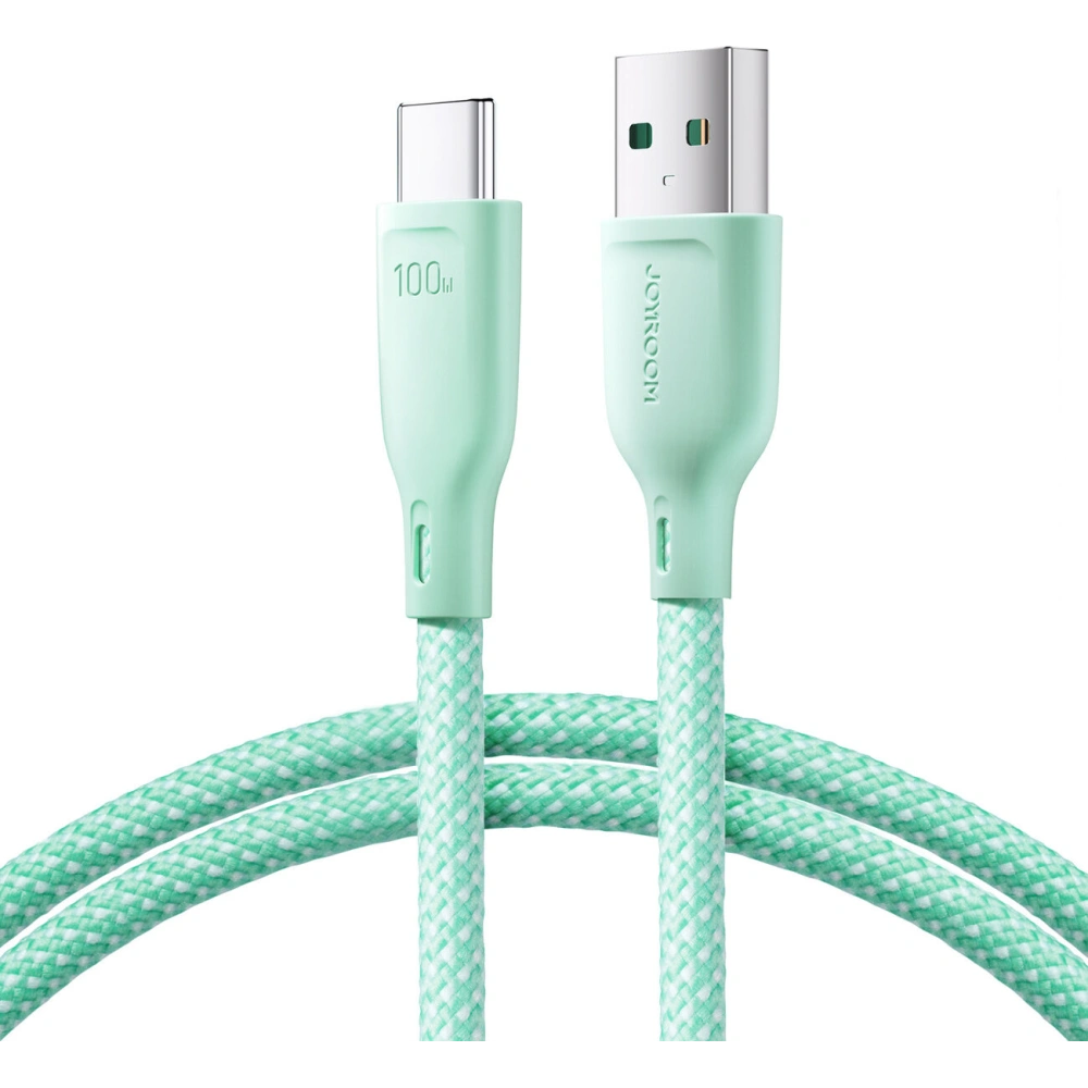 Hurtownia GSM - Kabel Joyroom Multi-Color Series SA34-AC6 USB-A / USB-C 100W 1m grün - JYR794 - {ean13} - Hurt