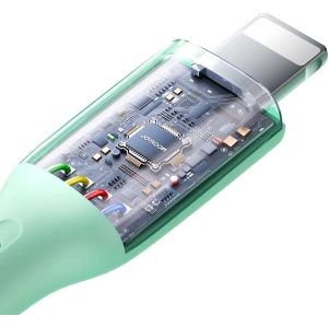 Hurtownia GSM - Kabel Joyroom Multi-Color Series SA34-AC6 USB-A / USB-C 100W 1m zielony - JYR794 - {ean13} - Hurt