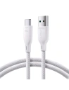 Kabel Joyroom Multi-Color Series SA34-AC6 USB-A / USB-C 100W 1m weiß