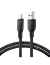 Kábel Joyroom Multi-Color Series SA34-AC6 USB-A / USB-C 100W 1m fekete