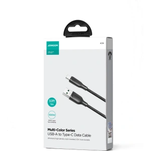 Hurtownia GSM - Kabel Joyroom Multi-Color Series SA34-AC6 USB-A / USB-C 100W 1m czarny - JYR796 - {ean13} - Hurt