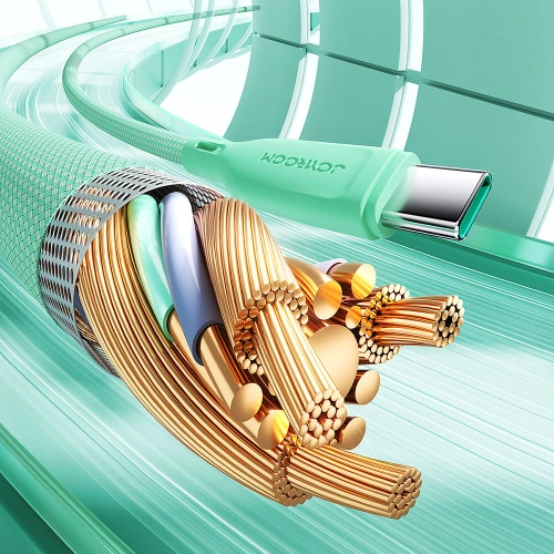 Kabel Joyroom Multi-Color Series SA34-AC6 USB-A / USB-C 100W 1m czarny