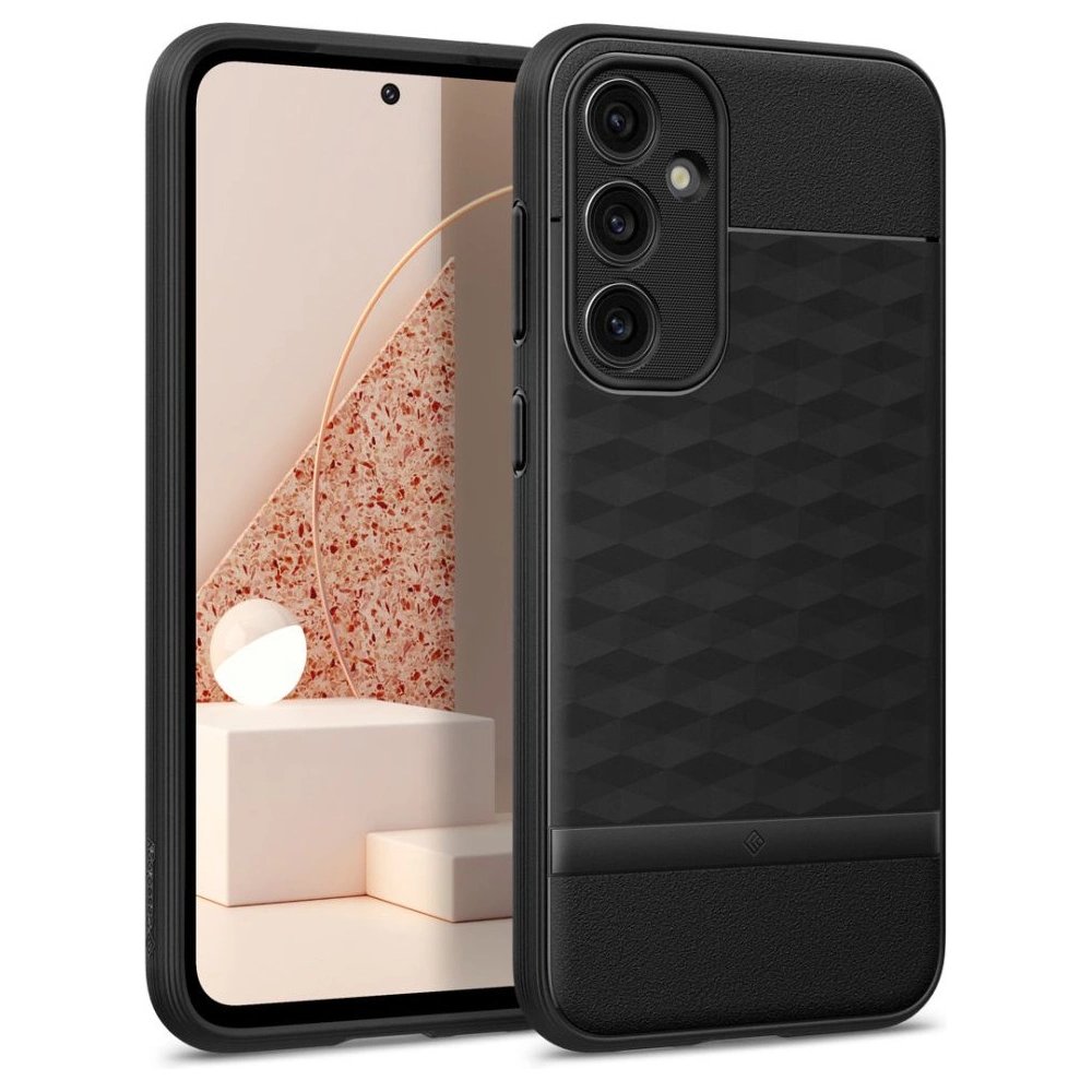 Hurtownia GSM - Etui Caseology Parallax Samsung Galaxy S23 FE Matt Fekete - SPN3178 - {ean13} - Hurt