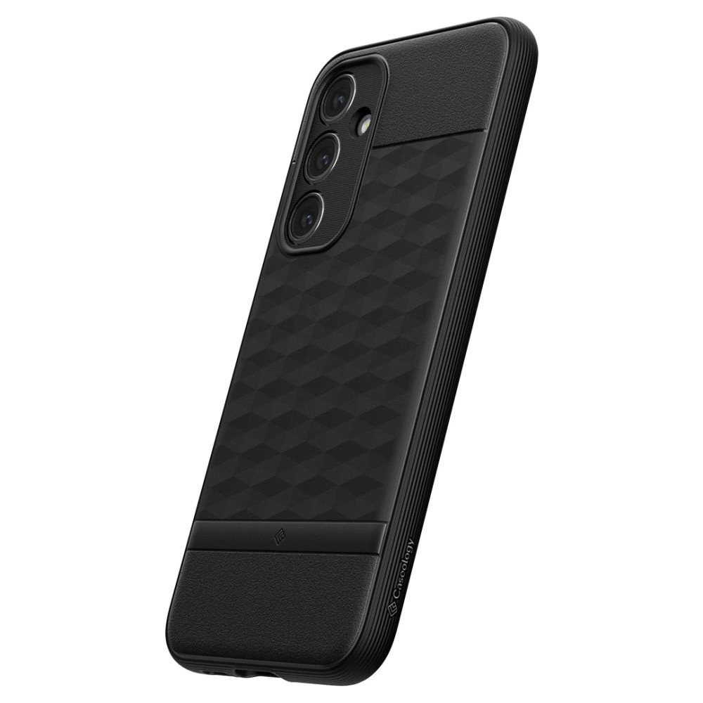 Hurtownia GSM - Etui Caseology Parallax Samsung Galaxy S23 FE Matt Fekete - SPN3178 - {ean13} - Hurt