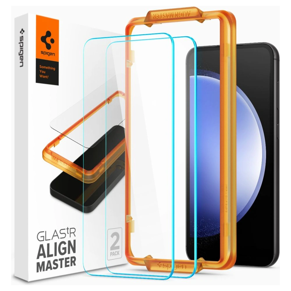 Hurtownia GSM - Gehärtetes Glas Spigen GLAS.tR AlignMaster Samsung Galaxy S23 FE Klar [2 PACK] - SPN3179 - {ean13} - Hurt