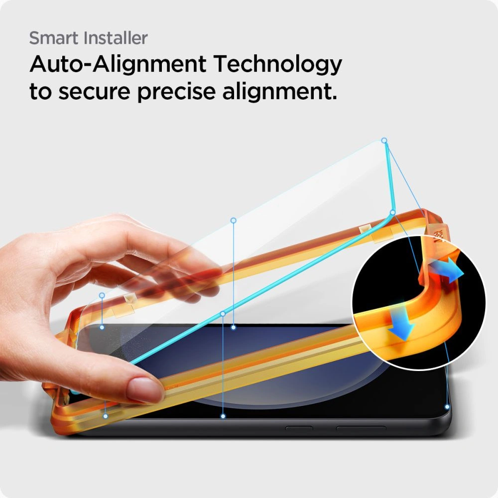 Hurtownia GSM - Gehärtetes Glas Spigen GLAS.tR AlignMaster Samsung Galaxy S23 FE Klar [2 PACK] - SPN3179 - {ean13} - Hurt