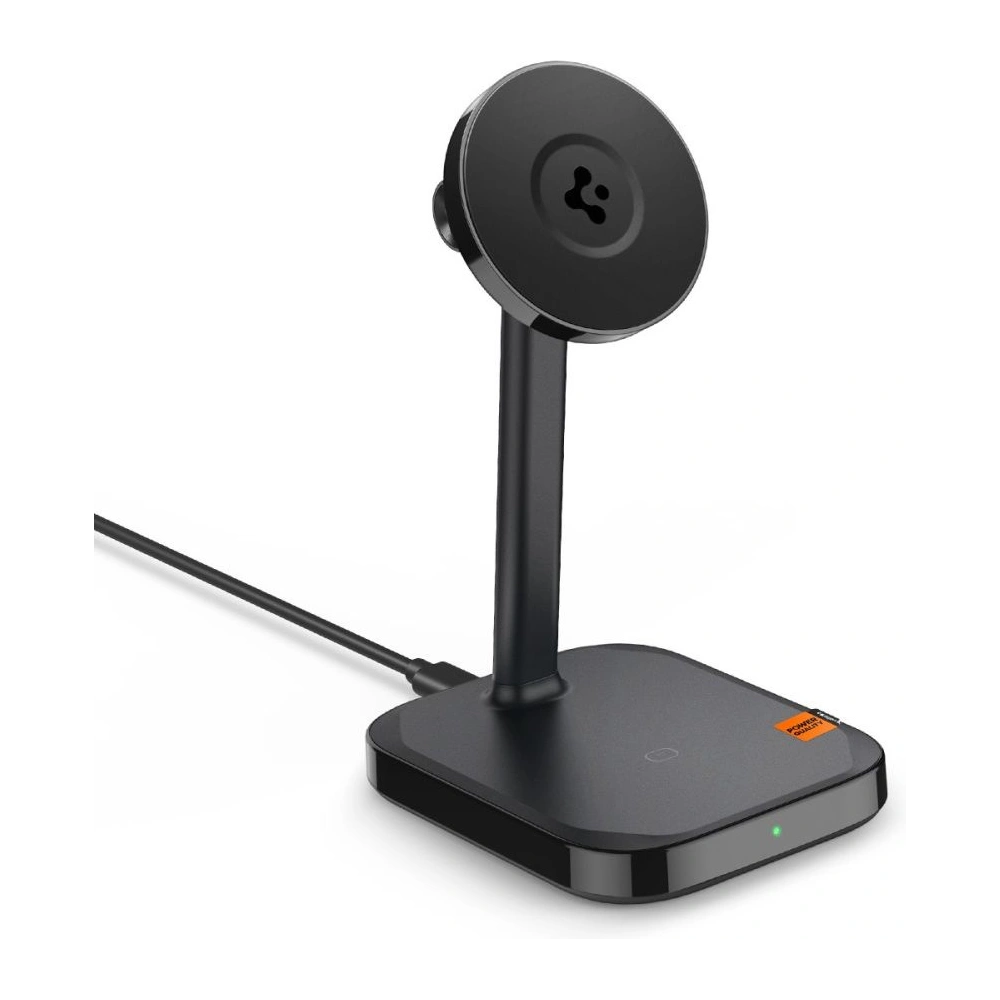 Hurtownia GSM - Induktive Ladestation Spigen PF2100 ArcField MagFit Dual Wireless Charger Schwarz + USB-C Kabel 2m - SPN3180 - {ean13} - Hurt