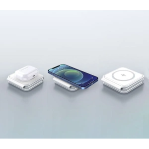 Wholesale Dudao A11N 15W white 3-in-1 inductive charger - DDA295 - {ean13} - Hurt