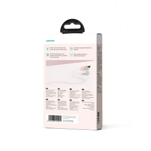 Hurtownia GSM - Kabel Joyroom Multi-Color Series SA34-AC6 USB-A / USB-C 100W 1m różowy - JYR797 - {ean13} - Hurt