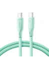 Kabel Joyroom Multi-Color Series SA34-CC3 USB-C / USB-C 60W 1m verde