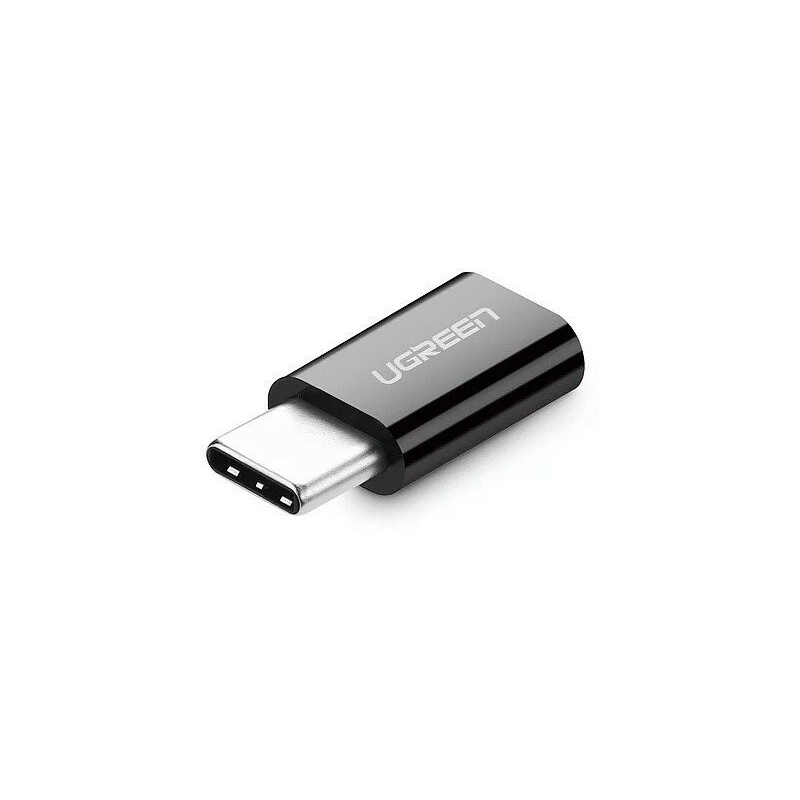 Ugreen Distributor - 6957303838653 - UGR004BLK - Adapter micro USB to USB-C 3.1 UGREEN Black - B2B homescreen