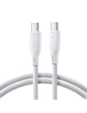 Kabel Joyroom Multi-Color Series SA34-CC3 USB-C / USB-C 60W 1m biały