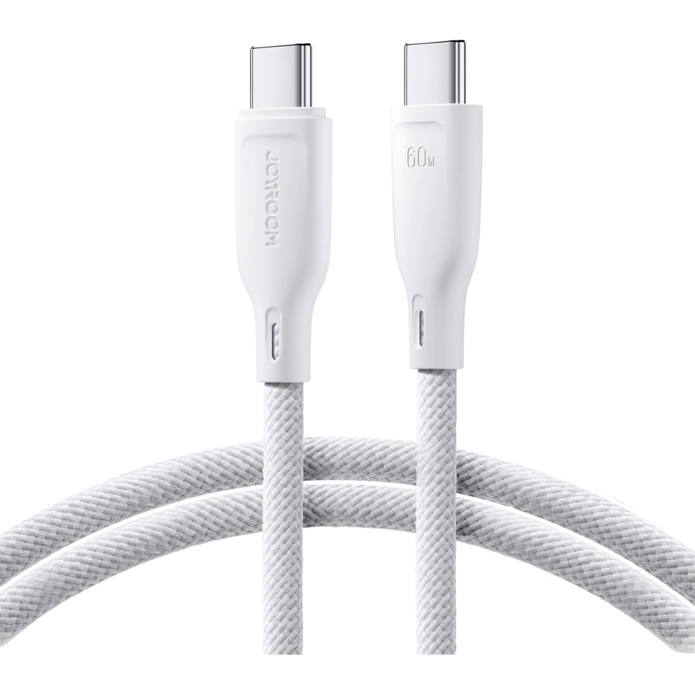 Hurtownia GSM - Kabel Joyroom Multi-Color Series SA34-CC3 USB-C / USB-C 60W 1m alb - JYR800 - {ean13} - Hurt