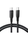 Cablul Joyroom Multi-Color Series SA34-CC3 USB-C / USB-C 60W 1m negru