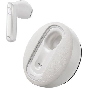 Hurtownia GSM - Drahtloses Headset Baseus CM10 BT 5.3 (weiß) - BSU4732 - {ean13} - Hurt