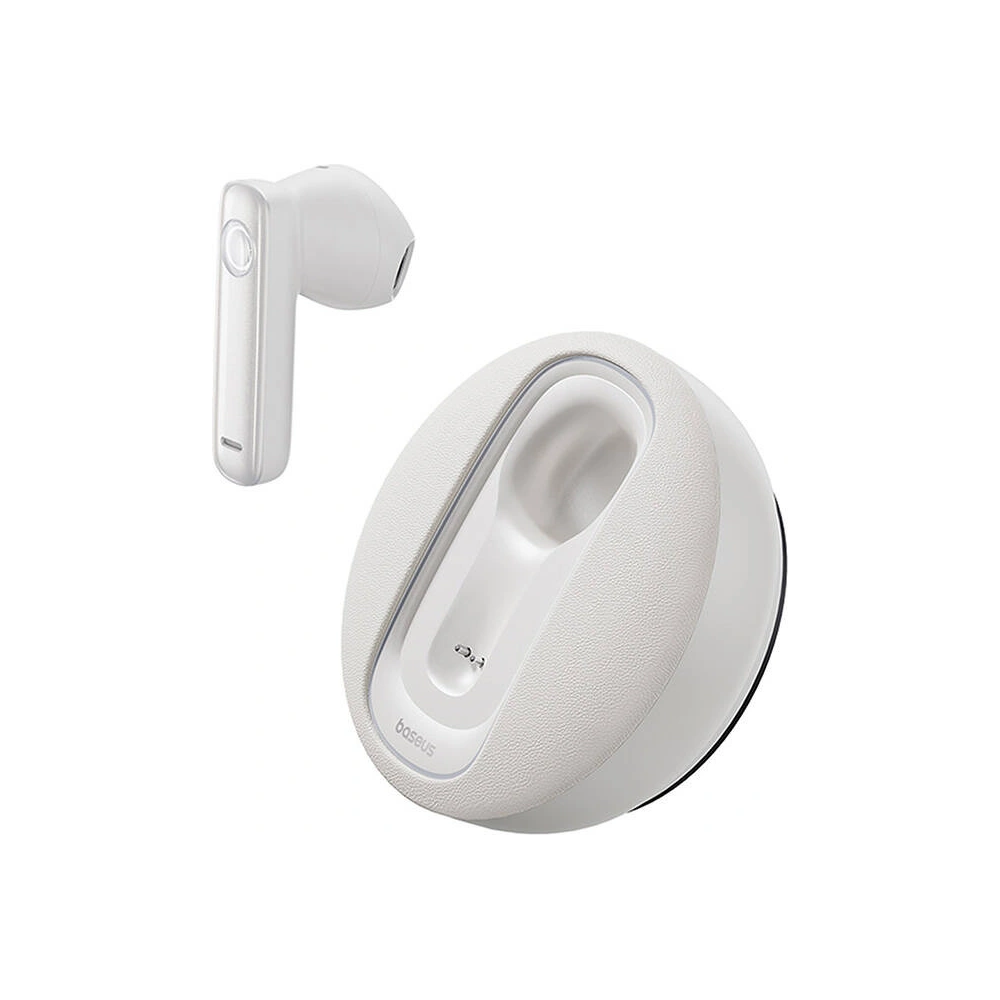 Hurtownia GSM - Drahtloses Headset Baseus CM10 BT 5.3 (weiß) - BSU4732 - {ean13} - Hurt