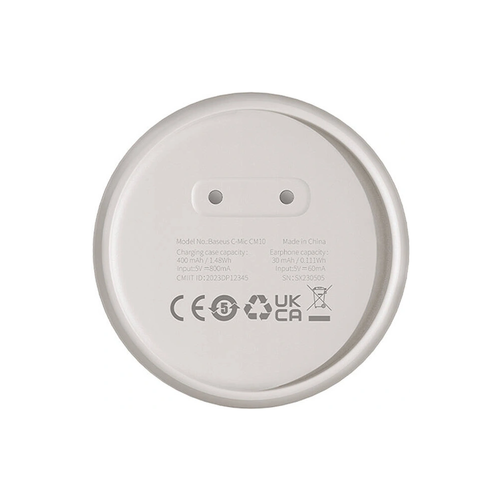 Hurtownia GSM - Căști wireless Baseus CM10 BT 5.3 (albă) - BSU4732 - {ean13} - Hurt
