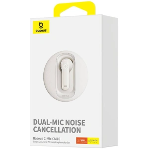 Wholesale Baseus CM10 BT 5.3 wireless earphone (white) - BSU4732 - {ean13} - Hurt