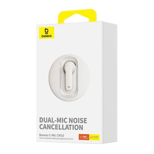 Słuchawka bezprzewodowa Baseus CM10 BT 5.3 (biała)