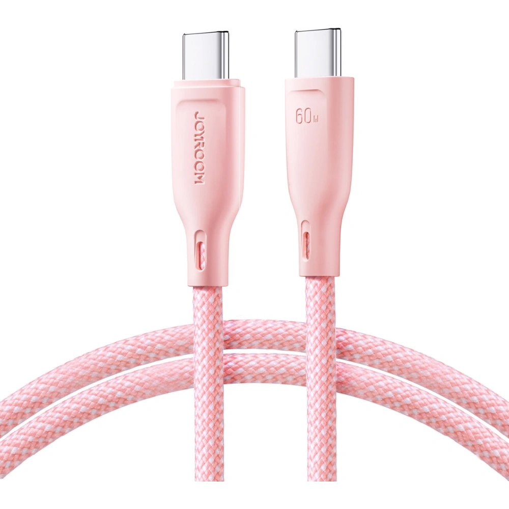 Hurtownia GSM - Cablul Joyroom Multi-Color Series SA34-CC3 USB-C / USB-C 60W 1m roz. - JYR802 - {ean13} - Hurt