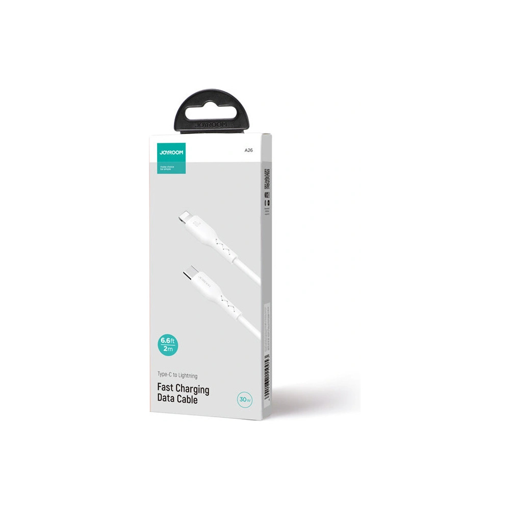 Hurtownia GSM - Kabel Joyroom Flash-Charge Series SA26-CL3 USB-C / Lightning 30W 2m bílý - JYR803 - {ean13} - Hurt