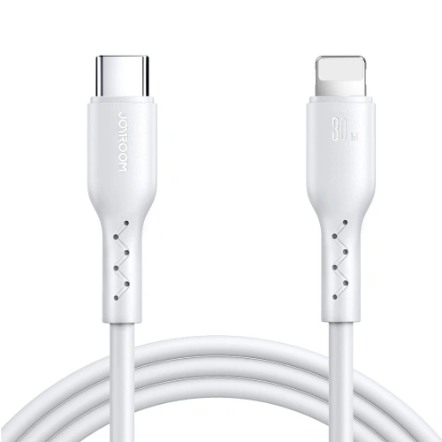 Kabel Joyroom Flash-Charge Series SA26-CL3 USB-C / Lightning 30W 1m biały