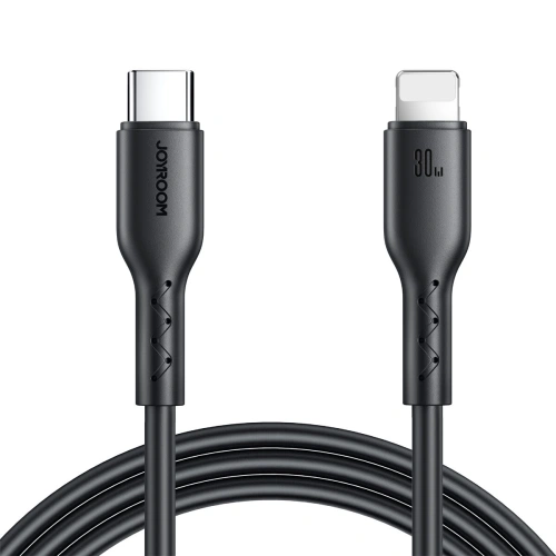 Kabel Joyroom Flash-Charge Series SA26-CL3 USB-C / Lightning 30W 1m czarny