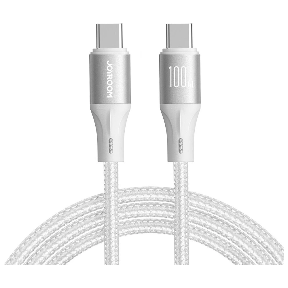 Hurtownia GSM - Cablul Joyroom Light-Speed Series SA25-CC5 USB-C / USB-C 100W 1.2m alb - JYR812 - {ean13} - Hurt