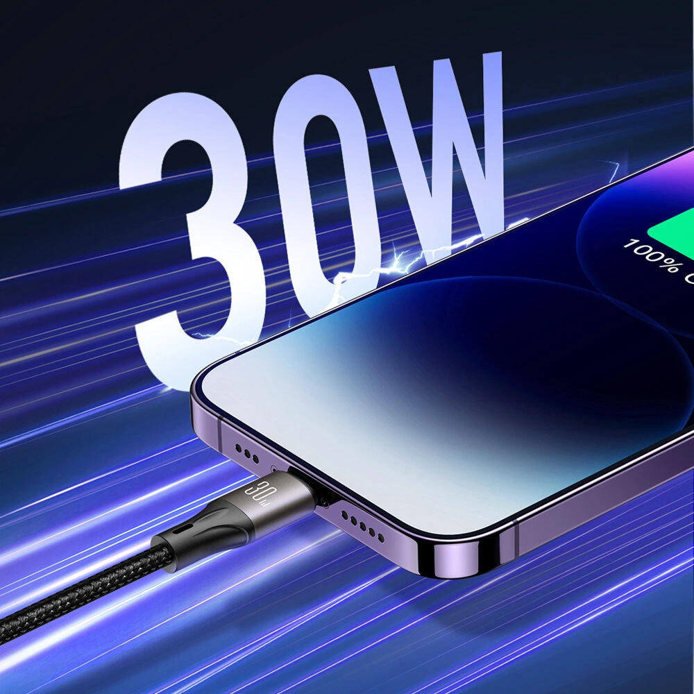 Hurtownia GSM - Cablul Joyroom Light-Speed Series SA25-CC5 USB-C / USB-C 100W 1.2m alb - JYR812 - {ean13} - Hurt