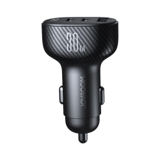 Hurtownia GSM - Autós töltő kijelzővel Joyroom JR-CCD04 2xUSB-C 1xUSB-A 30W fekete - JYR813 - {ean13} - Hurt