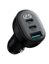 Hurtownia GSM - Încărcător auto cu display Joyroom JR-CCD04 2xUSB-C 1xUSB-A 30W negru - JYR813 - {ean13} - Hurt
