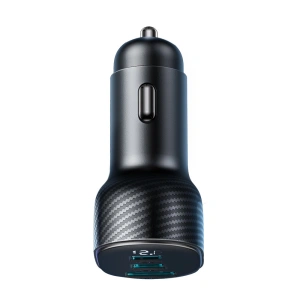 Hurtownia GSM - Autós töltő kijelzővel Joyroom JR-CCD04 2xUSB-C 1xUSB-A 30W fekete - JYR813 - {ean13} - Hurt
