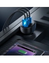 Hurtownia GSM - Încărcător auto cu display Joyroom JR-CCD04 2xUSB-C 1xUSB-A 30W negru - JYR813 - {ean13} - Hurt