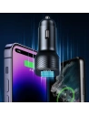 Hurtownia GSM - Încărcător auto cu display Joyroom JR-CCD04 2xUSB-C 1xUSB-A 30W negru - JYR813 - {ean13} - Hurt
