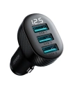 Hurtownia GSM - Autós töltő kijelzővel Joyroom JR-CCD03 3xUSB-A 3.4A fekete - JYR814 - {ean13} - Hurt