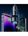 Hurtownia GSM - Autós töltő kijelzővel Joyroom JR-CCD03 3xUSB-A 3.4A fekete - JYR814 - {ean13} - Hurt