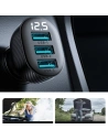 Hurtownia GSM - Auto-Ladegerät mit Display Joyroom JR-CCD03 3xUSB-A 3.4A schwarz - JYR814 - {ean13} - Hurt