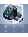 Hurtownia GSM - Autós töltő kijelzővel Joyroom JR-CCD03 3xUSB-A 3.4A fekete - JYR814 - {ean13} - Hurt