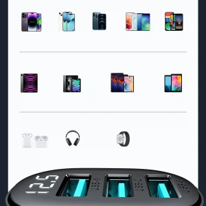 Hurtownia GSM - Autonabíječka s displejem Joyroom JR-CCD03 3xUSB-A 3.4A černá - JYR814 - {ean13} - Hurt