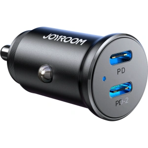 Hurtownia GSM - Autós töltő Joyroom JR-CCN06 30W 2xUSB-C fekete - JYR815 - {ean13} - Hurt